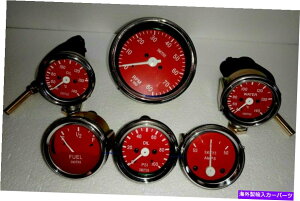 �^�R���[�^�[ Smiths Kit 52mm Temp+Oil Temp+Oil Psi+Fuel+Amp+Tachometer 85 mm Red Smiths Kit 52mm Temp+Oil Temp+ Oil psi+Fuel+amp+ Tachometer 85 MM red�y���s�A���i�z