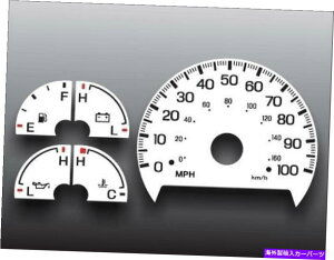 ^R[^[ 1999-2003 Ford Truck F150 Non Tach White Face Gauges 1999-2003 Ford Truck F150 Non Tach White Face Gauges