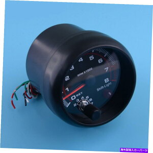^R[^[ 3.75inch 0-8000rpm 12Vԃ^R[^[Q[W^`[^[LEDVtgCg 3.75inch 0-8000RPM 12V Car Tachometer Gauge Tacho Meter LED Shift Light