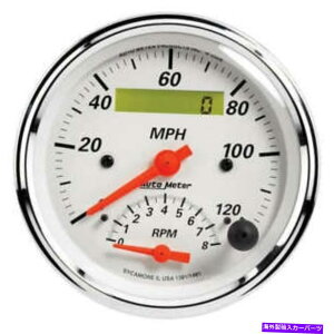 ^R[^[ Aut1381 Autometer 1381 Arctic White GaugeATach/SpeedoA3-3/8 "A120 mph8K AUT1381 Autometer 1381 Arctic White Gauge, Tach/Speedo, 3-3/8", 120 MPH & 8K