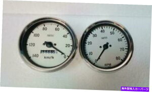 ^R[^[ X~XvJ100 mmA`NbNXs[h[^[140 kmph +^R[^[NbN Smiths Replica 100 mm Anti Clock Speedometer 140 kmph + Tachometer clock wise Wh