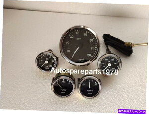 ^R[^[ X~XvJ52mmLbg +IC +R +AvQ[W + 0-80 rpm^`100mm BC Smiths Replica 52mm Kit- Temp + Oil + Fuel + Amp Gauge+ 0-80 RPM Tacho 100mm BC