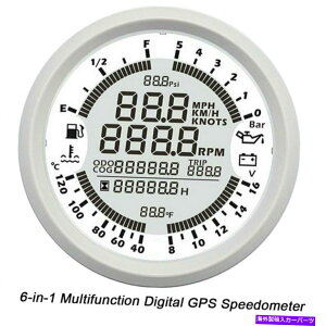 ^R[^[ 85mmfW^GPSXs[h[^[^R[^[6IN1@\Q[W[^[jo[T 85mm Digital GPS Speedometer Tachometer 6in1 MultiFunction Gauge Meter Universal