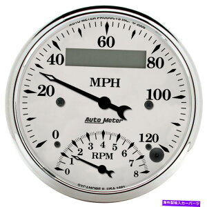 ^R[^[ 1681Â^CzCg^bN/Xs[hR{3 3/8 "120 mph 8000 rpm Autometer 1681 Old Tyme White Tach/Speedo Combo 3 3/8" 120 Mph 8000 Rpm