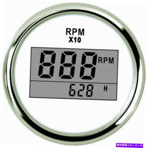 タコメーター 52mm SPRホワイトデジタルタコメーターPLT2-WS-RPM(800-00261) 52mm SPR White Digital tachometer PLT2-WS-RPM (800-00261)
