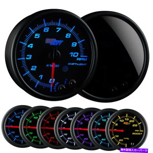 ^R[^[ 95mm Glowshift Tinted 7 Color in Dash^R[^[Q[WwVtgCg 95mm GlowShift Tinted 7 Color In Dash Tachometer Gauge w Shift Light