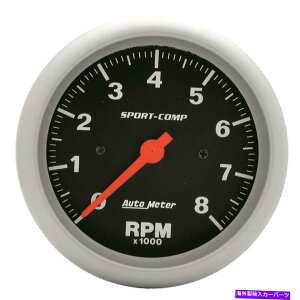 ^R[^[ Autometer Sport-Comp 3-3/8C`8000 rpm Dash Tach-AM3991 Autometer Sport-Comp 3-3/8 inch 8000 RPM Electronic In Dash Tach - am3991