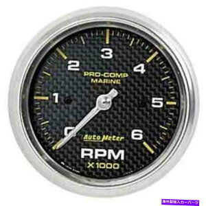^R[^[ Auto Meter 200752-40 Pro-comp Carbon Fiber Marine Tachometer̒aF3-3/8 RAN Auto Meter 200752-40 Pro-Comp Carbon Fiber Marine Tachometer Diameter: 3-3/8 Ran