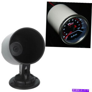^R[^[ J[jo[TX[N2 "52mm^`^R[^[Q[W[^[ + 52mmubN|bh Car Universal Smoke Len 2" 52mm Tacho Tachometer Gauge Meter + 52mm Black Pod
