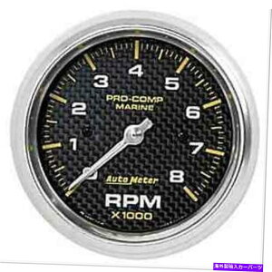 ^R[^[ Auto Meter 200779-40 Pro-comp Carbon Fiber Marine Tachomer̒aF3-3/8 RAN Auto Meter 200779-40 Pro-Comp Carbon Fiber Marine Tachometer Diameter: 3-3/8 Ran