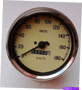 �^�R���[�^�[ �N���V�b�N�X�~�X100mm���J�j�J���X�s�[�h���[�^�[���v���J�}�O�m���A180 kmph�N���b�N���C�Y Classic Smiths 100mm mechanical speedometer replica Magnolia 180 kmph clock wise�y���s�A���i�z