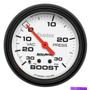 ^R[^[ 5803t@g@BIu[Xg/^Q[W AutoMeter 5803 Phantom Mechanical Boost/Vacuum Gauge