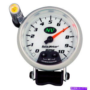 �^�R���[�^�[ NV�V���[�Y3-3/4 ����^�R���[�^�[�Q�[�WW�O���N�C�b�N���C�g�A0-10,000 rpm NV Series 3-3/4 Pedestal Tachometer Gauge w External Quick-Lite, 0-10,000 RPM�y���s�A���i�z