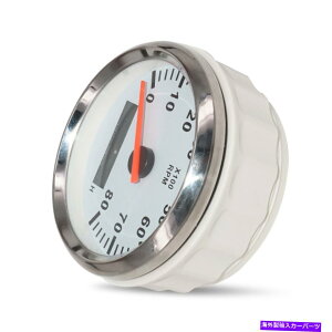 ^R[^[ 85mm}^R[^[316XeX|J[uKXLEDԃ[^[8000rpm 85mm Marine Tachometer 316 Stainless Steel curve glass LED Hour meter 8000RPM