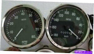 ^R[^[ X~XvJ100 mmXs[h[^[180 kphA`NbNƃ^R[^[NbNCY Smiths Replica 100 mm Speedometer 180 KPH anti clock with Tachometer clock wise