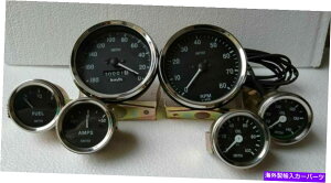 ^R[^[ X~X52mmLbgICevICRAvQ[W100mmxv^R[^[ Smiths 52mm Kit Oil Temp Oil Fuel Amp Gauge 100mm Speedometer Tachometer