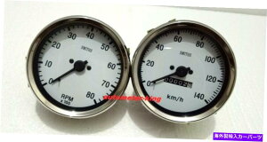 ^R[^[ X~XvJ100 mmXs[h[^[140 kphNbNCY+^R[^[NbNCY Smiths Replica 100 mm Speedometer 140 KPH clock wise+ Tachometer clock wise