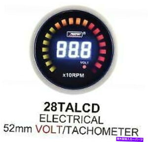 タコメーター PROSPORTタコメーターデジタル28TALCD Prosport Tachometer Digital 28TALCD