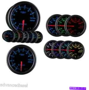 ^R[^[ Glowshift Black 7 Color 2 "^R[^[Q[WGS-C710 GlowShift Black 7 Color 2" Tachometer Gauge GS-C710