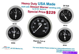 ^R[^[ wr[f[eB[5Q[WCsbNAbv́AX`[g[i[̑Mjbg24Vœ삵܂ Heavy Duty 5 gauges Magnetic pickup works with Stewart Warner sending units 24V