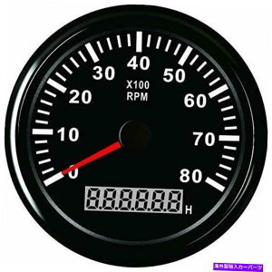 ^R[^[ SAMDO 85mm}^R[^[J[gbN{[g^`Q[Wԃ[^[EH[^[v SAMDO 85mm Marine Tachometer Car Truck Boat Tacho Gauge with Hour Meter Waterpro