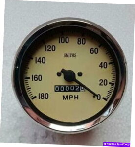 �^�R���[�^�[ �N���V�b�N�X�~�X100mm���J�j�J���X�s�[�h���[�^�[���v���J�}�O�m���A180 mph�A���`�N���b�N Classic Smiths 100mm mechanical speedometer replica Magnolia 180 mph anti cllock�y���s�A���i�z