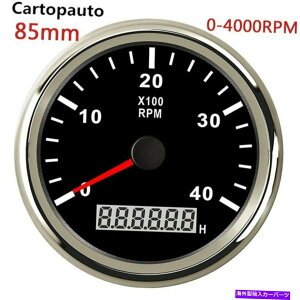 ^R[^[ 85mm}fB[[fW^^R[^[0-4000rpm^`Q[Wԃ[gJ[gbN 85mm Marine Diesel Digital Tachometer 0-4000RPM Tacho Gauge Hourmeter Car Truck