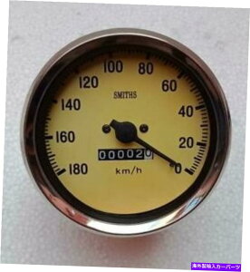 �^�R���[�^�[ �N���V�b�N�X�~�X100mm���J�j�J���X�s�[�h���[�^�[���v���J�}�O�m���A180 kmph�A���`�N���b�N Classic Smiths 100mm mechanical speedometer replica Magnolia 180 kmph anti clock�y���s�A���i�z