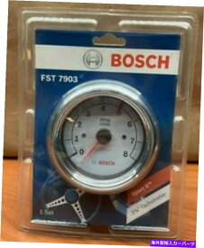 タコメーター Bosch FST 7903 3-3/8 "Sun Super Tach IIタコメーターホワイト/クロムベゼル Bosch FST 7903 3-3/8" Sun Super Tach II Tachometer White/Chrome Bezel