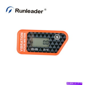 ^R[^[ iIWjWFl[^[}ATṼfW^CXUANeBuԃ[^[ (Orange)Digital Wireless Vibration Activated Hour Meter for Generator Marine ATV