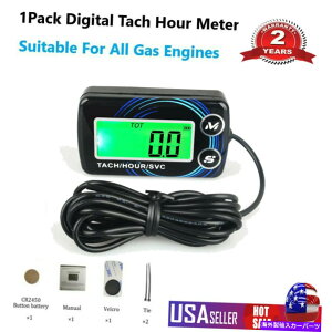 ^R[^[ pgp}CNCg}SfW^RPM^bNԃ[^[^R[^[Q[W For Paramotors Microlights Marine S Digital RPM Tach Hour Meter Tachometer Gauge