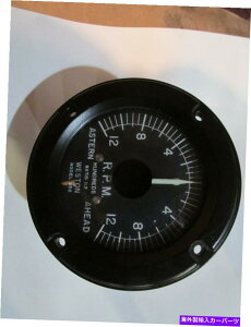 �^�R���[�^�[ �E�F�X�g���o�����^�R���[�^�[�i�V�A�Â��݌Ɂj0-1200 rpm�A�X�^�[�� - �ODC WESTON BI-DIRECTIONAL TACHOMETER (NEW, OLD STOCK) 0-1200 RPM ASTERN - AHEAD DC�y���s�A���i�z