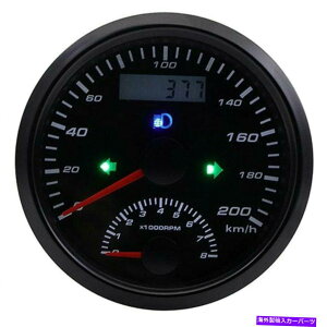 ^R[^[ Ԃ̃oCNp^R[^[0-8000rpmjo[TGPSXs[h[^[200km/h Universal GPS Speedometer 200KM/H with Tachometer 0-8000RPM for Car Motorcycle