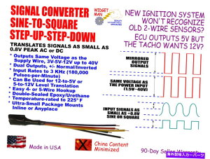 ^R[^[ fAXebvAbvXebv_ETCԃfW^MRo[^[A0.8VgK[ DUAL STEP-UP STEP-DOWN SINE-TO-SQUARE DIGITAL SIGNAL CONVERTER, 0.8V Trigger