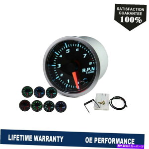 ^R[^[ 52mmjo[T0-8000 RPM^R[^[12V^`Q[W[^[57*54mm LEDJ[[^[ 52mm Universal 0-8000 RPM Tachometer 12V Tacho Gauge Meter 57*54mm LED Car Meter