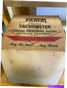 ^R[^[ Be[W1960Ñt@A^R[^[VÂ Vintage 1960's Faria Tachometer New Old Stock