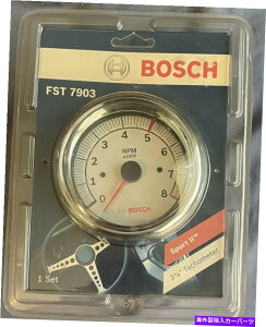 ^R[^[ Bosch FST 7903 3-3/8 "Sun Super Tach II^R[^[zCg/Nx[ Bosch FST 7903 3-3/8" Sun Super Tach II Tachometer White/Chrome Bezel