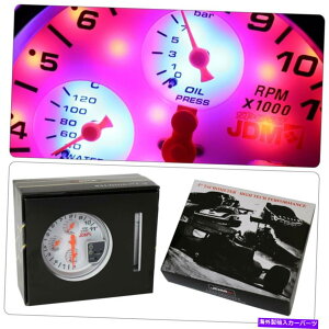^R[^[ 5 "4IN1 11K/ICx^R[^[Q[WLbghbW[d 5" 4IN1 11K WHITE PRESSURE WATER/OIL TEMP TACHOMETER GAUGE KIT DODGE CHARGER