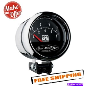 ^R[^[ I[g[^[2897]̃N3-3/4 "^R[^[Q[WA0-8000 rpm Auto Meter 2897 Traditional Chrome 3-3/4" Pedestal Tachometer Gauge, 0-8000 RPM