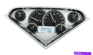 ^R[^[ _R^55-59V{[sbNAbvAiO_bVQ[WLbgVo[zCgVHX-55C-PU Dakota 55-59 Chevy Pickup Analog Dash Gauges Kit Silver White VHX-55C-PU