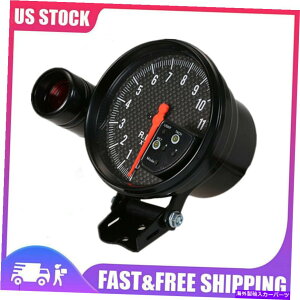 ^R[^[ jo[T5 "7J[J[{t@Co[^R[^[11k rpm tachQ[WVtgCgW7p8 Universal 5" 7 Color Carbon Fiber Tachometer 11K RPM Tach Gauge Shift Light W7P8