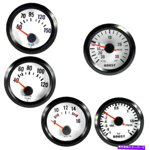 ^R[^[ 2 "52mmJ[jo[Tu[XgEH[^[ICx{g^`o[Q[W[^[LED 2" 52mm Car Universal Boost Water Oil Temp Volt Tacho Bar Gauge Meter LED