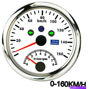 ^R[^[ 85mmhGPSXs[h[^[0-160km/hAJ[{[g̃^R[^[0-8000rpm 85MM Waterproof GPS Speedometer 0-160km/h with 0-8000RPM Tachometer for Car Boat
