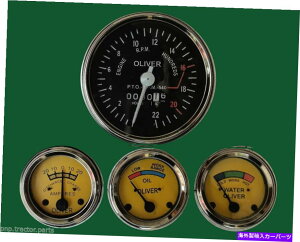 ^R[^[ Oliver Tractor Super 55Q[WLbgi^R[^[ + TEMP +AyA +IĆj Oliver Tractor Super 55 Gauge Kit (Tachometer +Temp + Ampere+ Oil Pressure )
