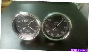^R[^[ X~XXs[h[^[80 mphƃ^R[^[8000 rpm 80 mmtBbggM12x1vJ Smiths Speedometer 80 mph and Tachometer 8000 rpm 80 mm fitment M12x1 replica