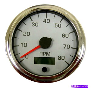 ^R[^[ ^R[^[A3-3/8 "/86mmALEDCgAvO\A8k rpmAzCg/NA001-TA-WC Tachometer, 3-3/8"/86mm,LED light, programmable, 8K RPM, white/chrome, 001-TA-WC