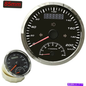 ^R[^[ ^R[^[85mmjo[TGPSXs[h[^[200km/h 8000rpm for car atv utv 85mm Universal GPS Speedometer with Tachometer 200KM/H 8000RPM for Car ATV UTV