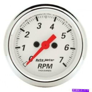 ^R[^[ I[g[^[1397 2-1/16 "kɃzCgdC^R[^[Q[W; 0-7; 000 rpm Auto Meter 1397 2-1/16" Arctic White Electric Tachometer Gauge; 0-7;000 RPM