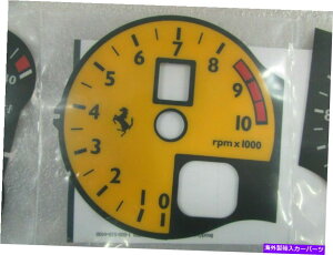 ^R[^[ tF[360ATACA^R[^[CG[RPMtFCXZbgW/CavallinoAUS SPECAMPHAF° Ferrari 360, TAC, Tachometer Yellow RPM Face Set w/Cavallino, US Spec, MPH, F°