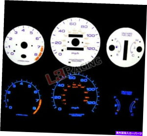 ^R[^[ 96-00z_VrbNw/^bNo[Xu[GO[zCgQ[W 96-00 Honda Civic AT w/Tach Reverse Blue El Glow White Gauge